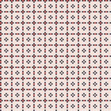 Soyut çapraz desenli üretken hesaplama sanatı çizimi