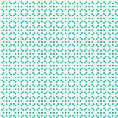 Soyut çapraz desenli üretken hesaplama sanatı çizimi