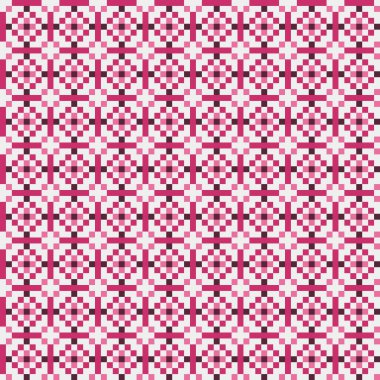 Soyut çapraz desenli üretken hesaplama sanatı çizimi