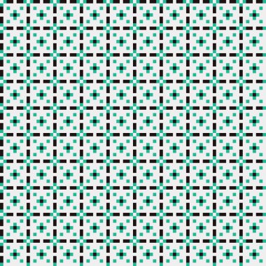 Soyut çapraz desenli üretken hesaplama sanatı çizimi