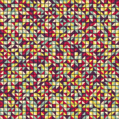 Soyut Geometrik Desen üretken hesaplama sanatı çizimi