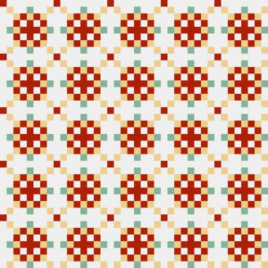 Soyut çapraz desenli üretken hesaplama sanatı çizimi