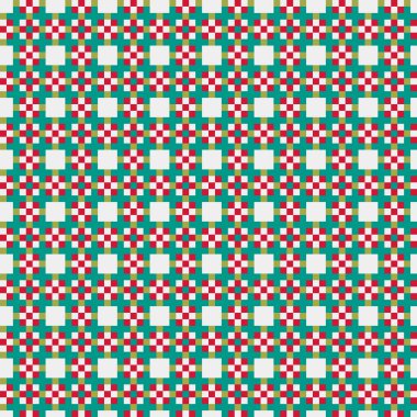 Soyut çapraz desenli üretken hesaplama sanatı çizimi