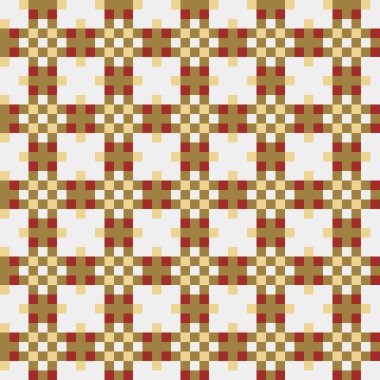 Soyut çapraz desenli üretken hesaplama sanatı çizimi