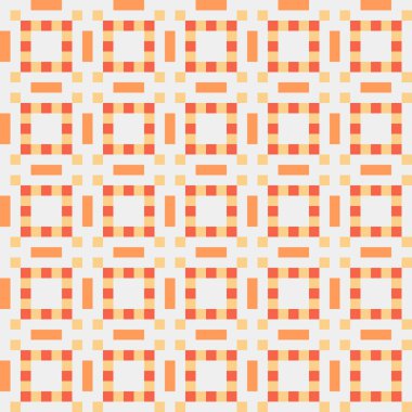 Soyut çapraz desenli üretken hesaplama sanatı çizimi