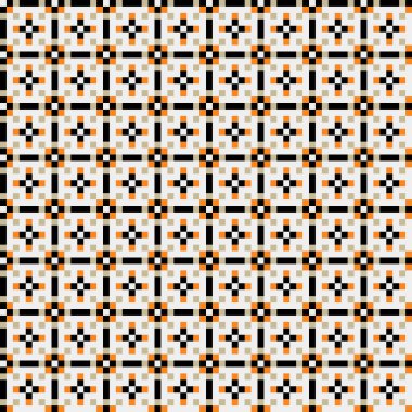 Soyut çapraz desenli üretken hesaplama sanatı çizimi 