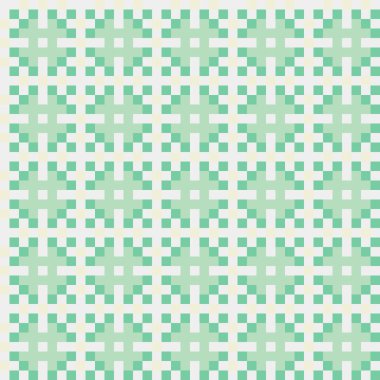 Soyut çapraz desenli üretken hesaplama sanatı çizimi