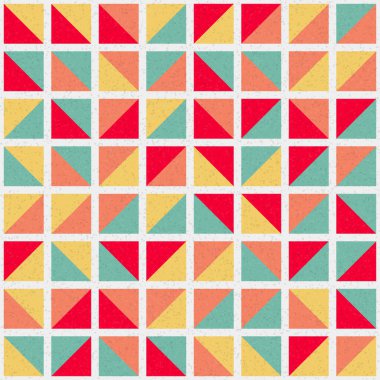 Soyut Geometrik Desen üretken hesaplama sanatı çizimi