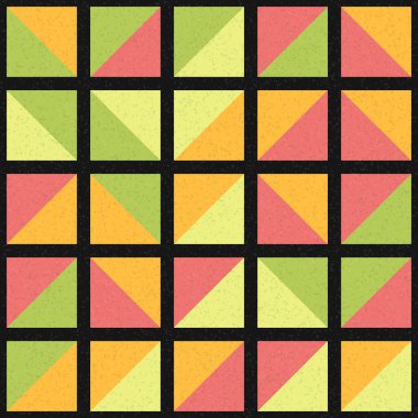 Soyut Geometrik Desen üretken hesaplama sanatı çizimi