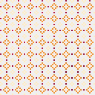 Soyut çapraz desenli üretken hesaplama sanatı çizimi