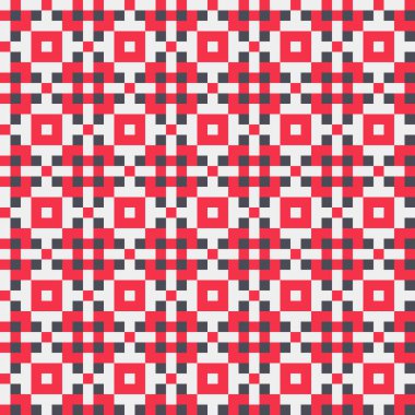 Soyut çapraz desenli üretken hesaplama sanatı çizimi