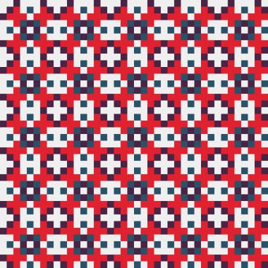 Soyut çapraz desenli üretken hesaplama sanatı çizimi 