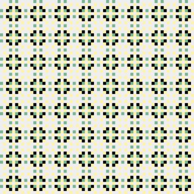 Soyut çapraz desenli üretken hesaplama sanatı çizimi