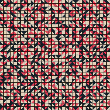 Soyut Geometrik Desen üretken hesaplama sanatı çizimi