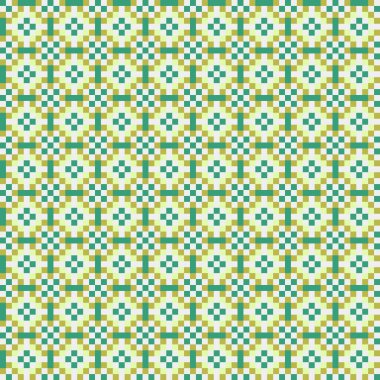 Soyut çapraz desenli üretken hesaplama sanatı çizimi 