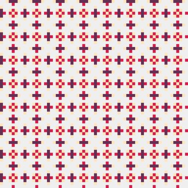 Soyut çapraz desenli üretken hesaplama sanatı çizimi