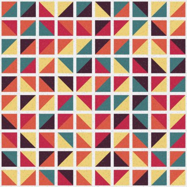 Soyut Geometrik Desen üretken hesaplama sanatı çizimi