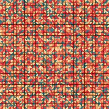 Soyut Geometrik Desen üretken hesaplama sanatı çizimi