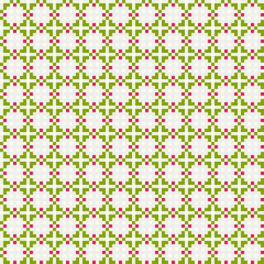 Soyut çapraz desenli üretken hesaplama sanatı çizimi