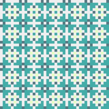 Soyut çapraz desenli üretken hesaplama sanatı çizimi