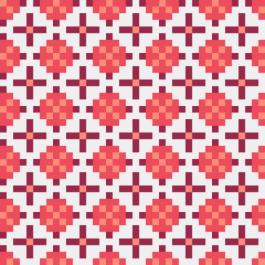 Soyut çapraz desenli üretken hesaplama sanatı çizimi 