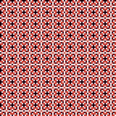 Soyut çapraz desenli üretken hesaplama sanatı çizimi 