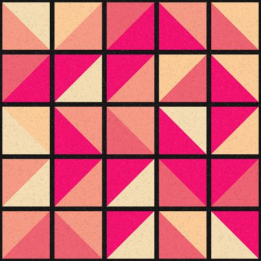 Soyut Geometrik Desen üretken hesaplama sanatı çizimi