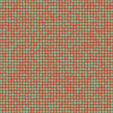 Soyut Geometrik Desen üretken hesaplama sanatı çizimi