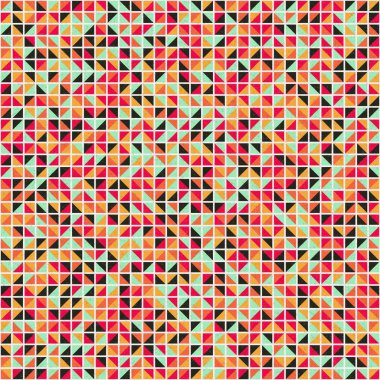 Soyut Geometrik Desen üretken hesaplama sanatı çizimi