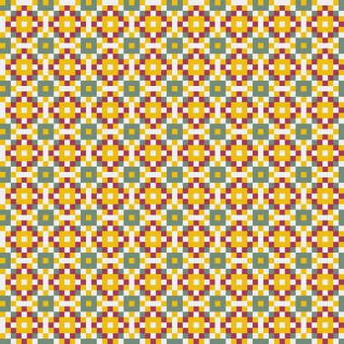 Soyut çapraz desenli üretken hesaplama sanatı çizimi