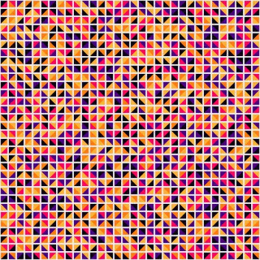 Soyut Geometrik Desen üretken hesaplama sanatı çizimi