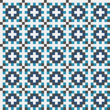 Soyut çapraz desenli üretken hesaplama sanatı çizimi 