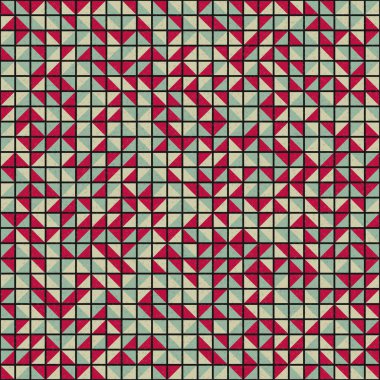 Soyut Geometrik Desen üretken hesaplama sanatı çizimi