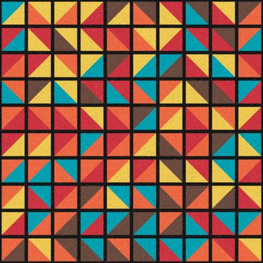 Soyut Geometrik Desen üretken hesaplama sanatı çizimi