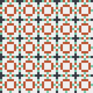 Soyut çapraz desenli üretken hesaplama sanatı çizimi 