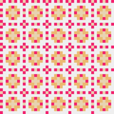 Soyut çapraz desenli üretken hesaplama sanatı çizimi 