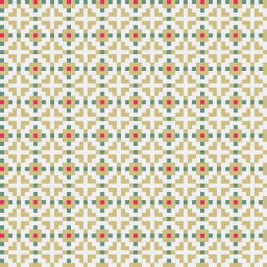 Soyut çapraz desenli üretken hesaplama sanatı çizimi