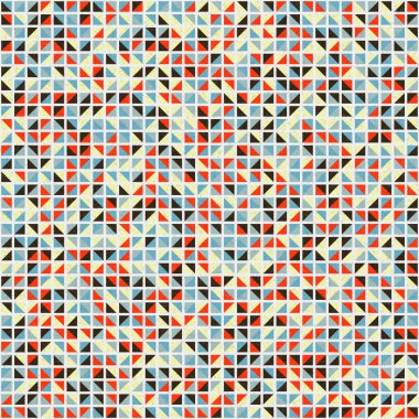 Soyut Geometrik Desen üretken hesaplama sanatı çizimi