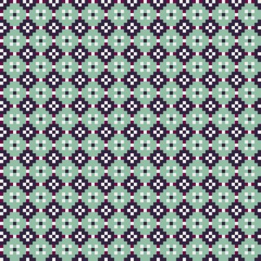 Soyut çapraz desenli üretken hesaplama sanatı çizimi