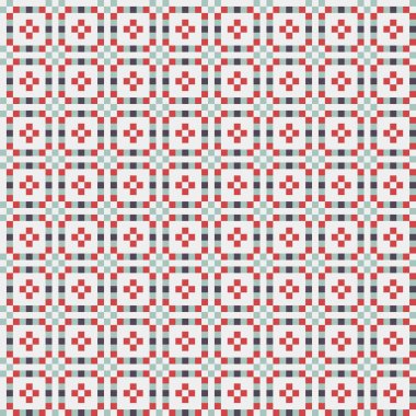 Soyut çapraz desenli üretken hesaplama sanatı çizimi