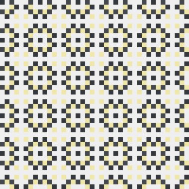 Soyut çapraz desenli üretken hesaplama sanatı çizimi