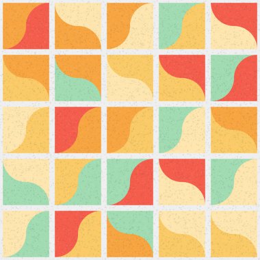 Soyut Geometrik Desen üretken hesaplama sanatı çizimi 