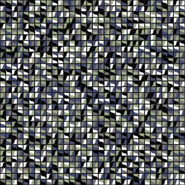 Soyut Geometrik Desen üretken hesaplama sanatı çizimi 