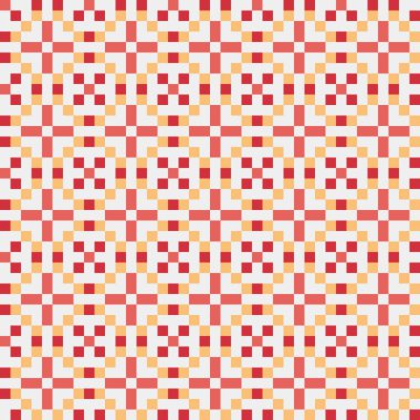 Soyut çapraz desenli üretken hesaplama sanatı çizimi 