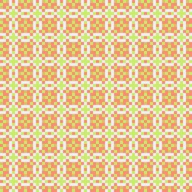 Soyut çapraz desenli üretken hesaplama sanatı çizimi