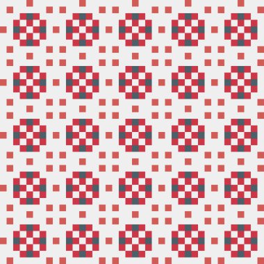 Soyut çapraz desenli üretken hesaplama sanatı çizimi