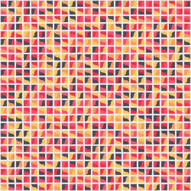 Soyut Geometrik Desen üretken hesaplama sanatı çizimi 