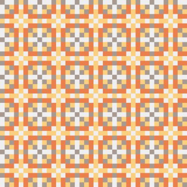 Soyut çapraz desenli üretken hesaplama sanatı çizimi