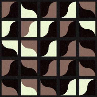 Soyut Geometrik Desen üretken hesaplama sanatı çizimi 