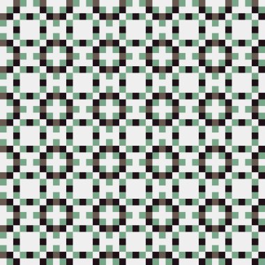 Soyut çapraz desenli üretken hesaplama sanatı çizimi